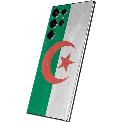 Algeria Flag Distressed Galaxy S22 Ultra Skin